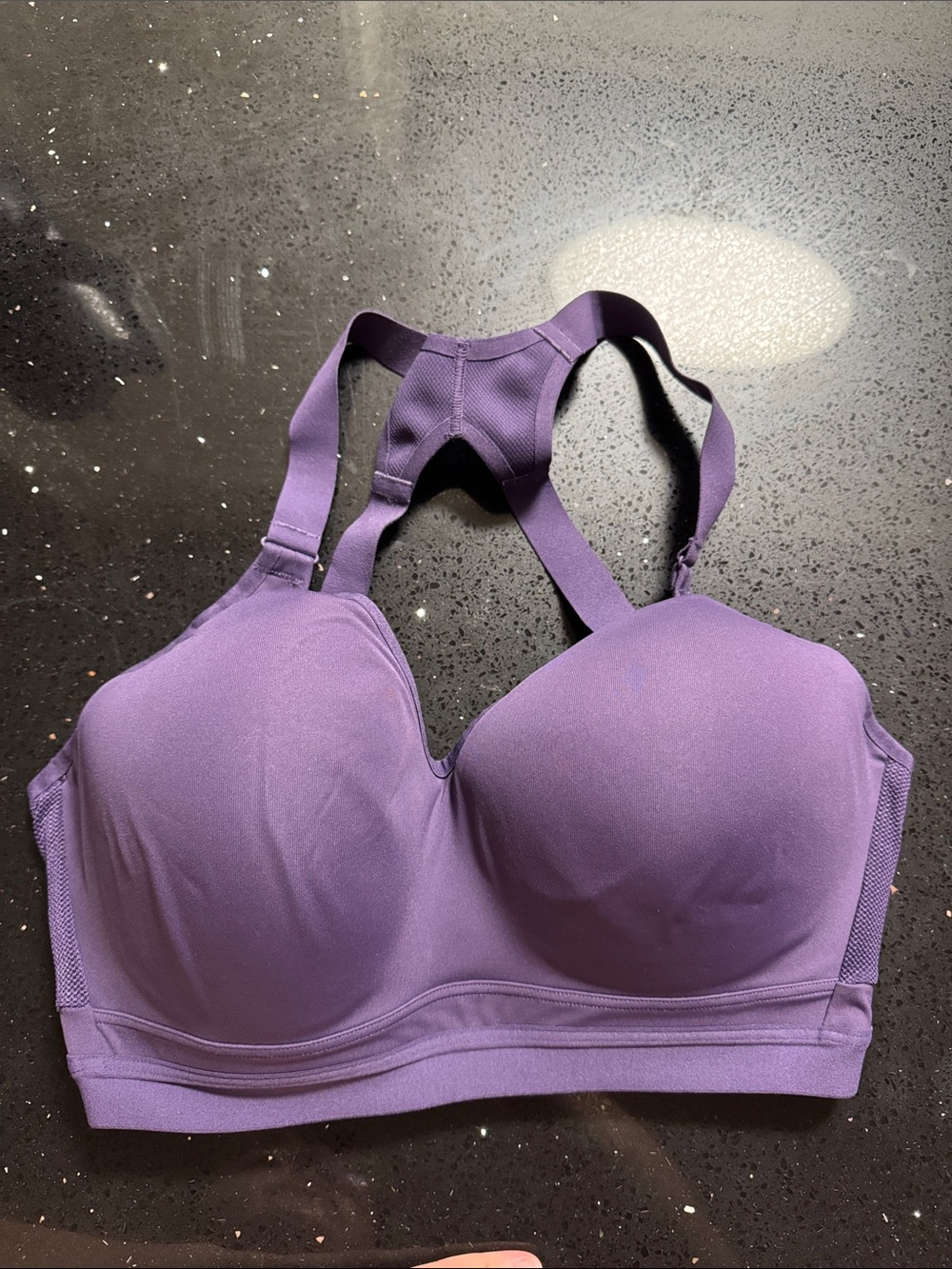 VS Women's Purple Racerback Molded-Cup Bra